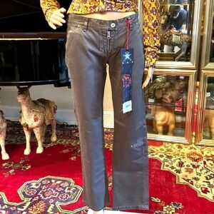 Biscote Paris Women's Straight Leg Denim Jeans (Model #PNT036908PANT)